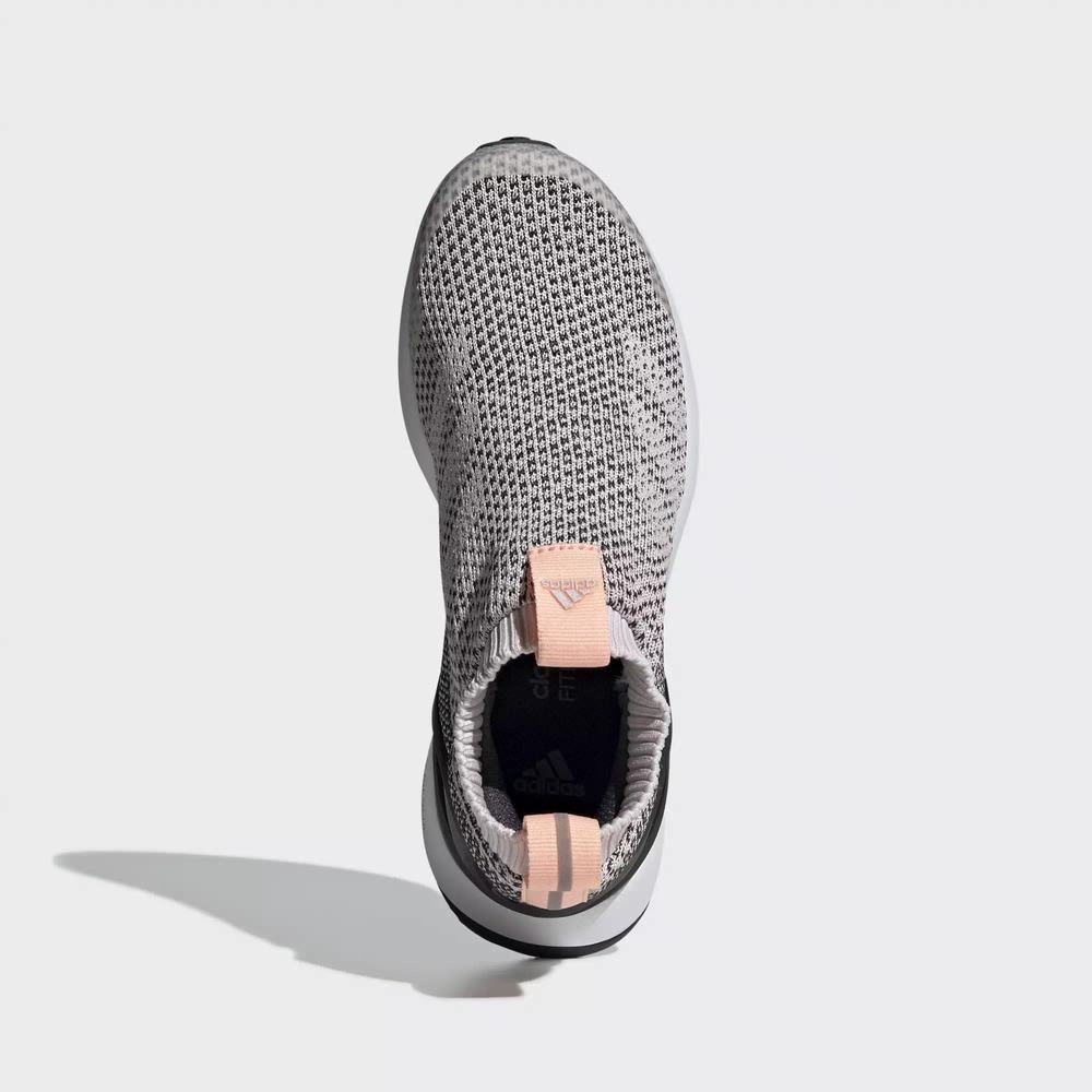 Adidas RapidaRun Laceless Tenis Para Correr Morados Para Niña (MX-91989)